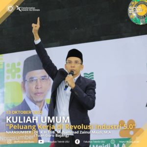 Read more about the article KULIAH UMUM BERTEMA “PELUANG KERJA DI ERA REVOLUSI INDUSTRI 5.0”