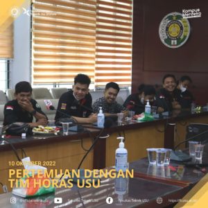 Read more about the article Pertemuan Dengan Tim HORAS USU