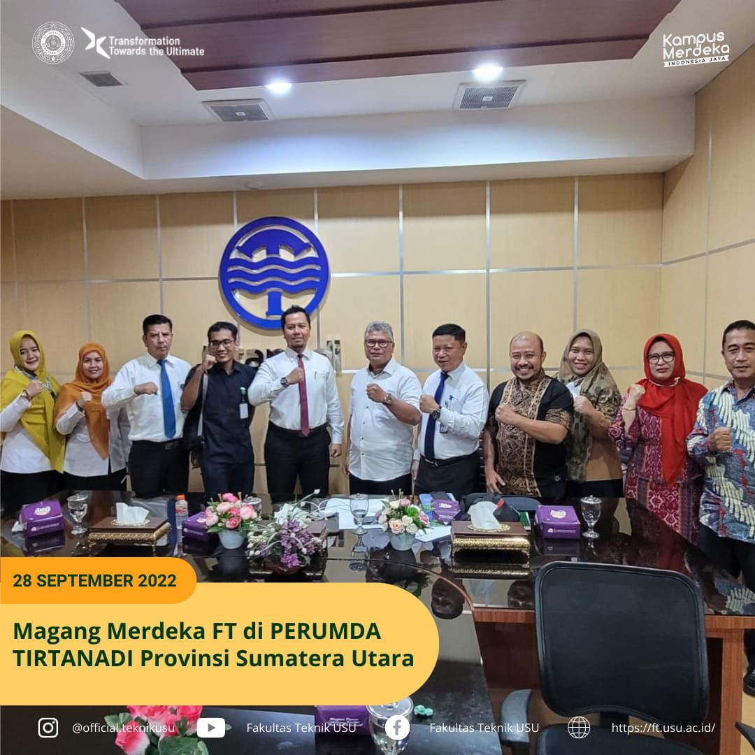 You are currently viewing Magang Merdeka FT di PERUMDA TIRTANADI Provinsi Sumatera Utara