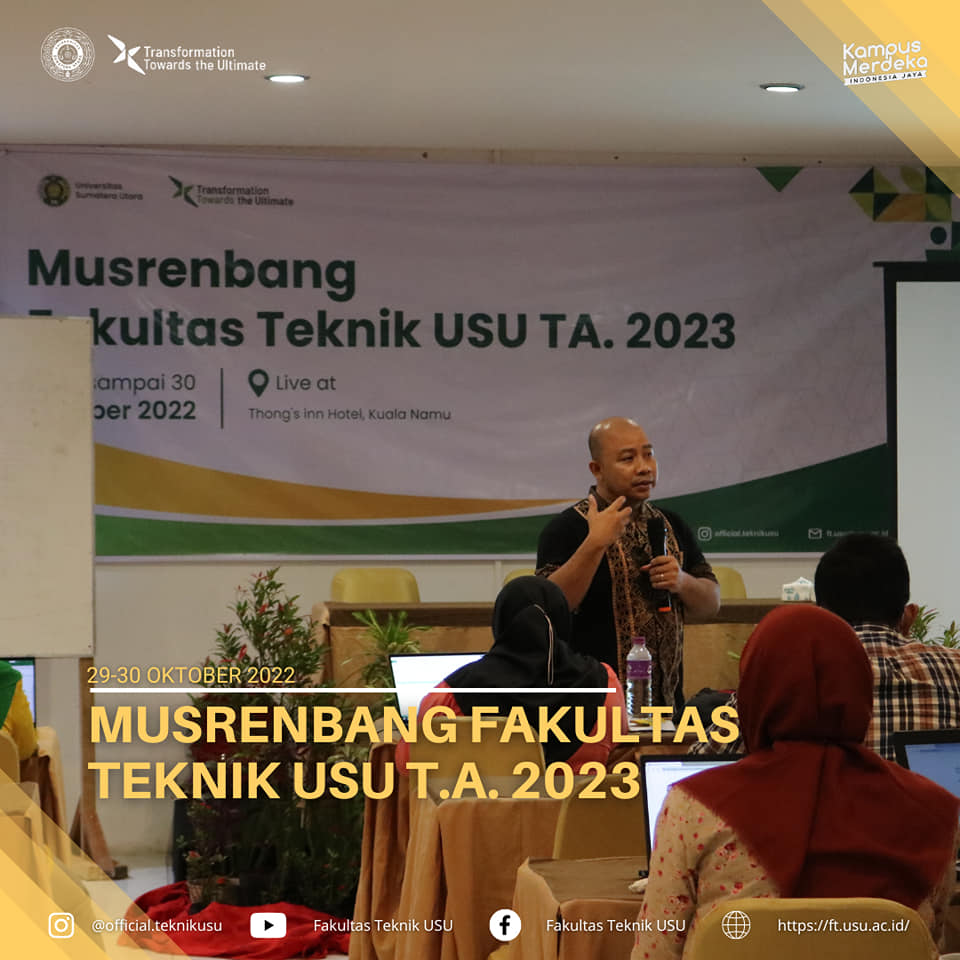 Read more about the article MUSRENBANG FAKULTAS TEKNIK USU T.A 2023